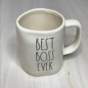 ⭐️NEW RAE DUNN “BEST BOSS EVER” COFFEE MUG TEA CUP
